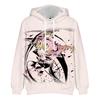 Demon Slayer Mitsuri Kanroji Hoodie Kimetsu No Yaiba Ink Splash Art 3D Print Anime Pullover Sweatshirt