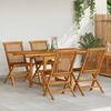 5 Piece Teak Wood Outdoor Dining Set