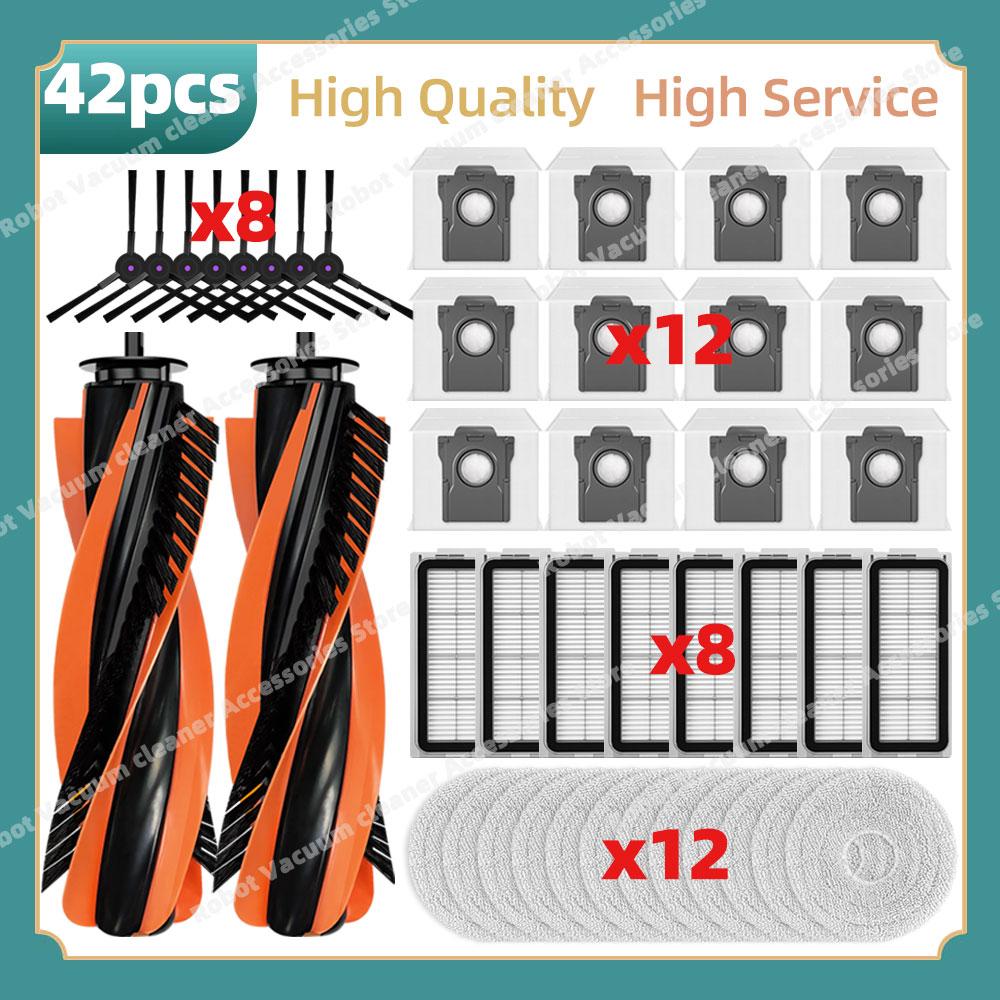 Compatible For Cecotec Conga X70 Vacuum Replacement Parts Main Side Brush HEPA Filter Mop Cloth Dust Bag Accessories