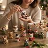 Acrylic Christmas Figure, Festive Collectible Toy for Desk Display