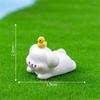 6 Piece Colorful Resins Dog Miniature Sculpture With Beach Theme Design Vacation Animal Statue Table Decoration Accent