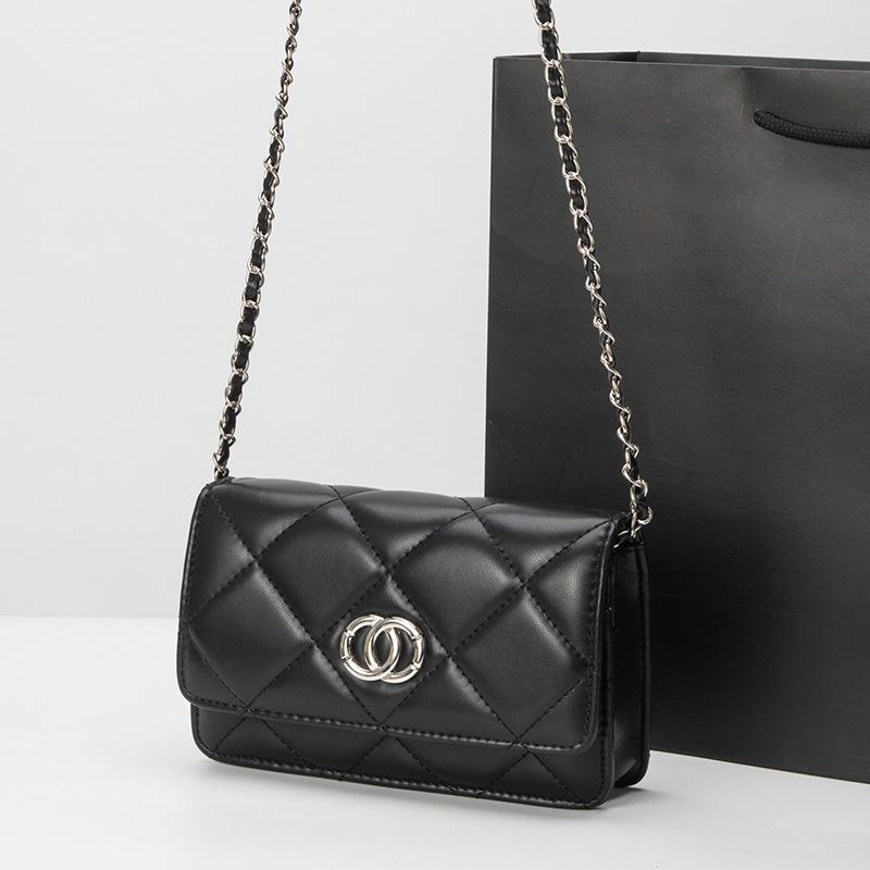 Xiaoxiangfeng Leichte Luxus Damen Koreanische Neue Umhängetasche Mode Diamantkette Einzelne Schulter Umhängetasche Vielseitige Damentasche