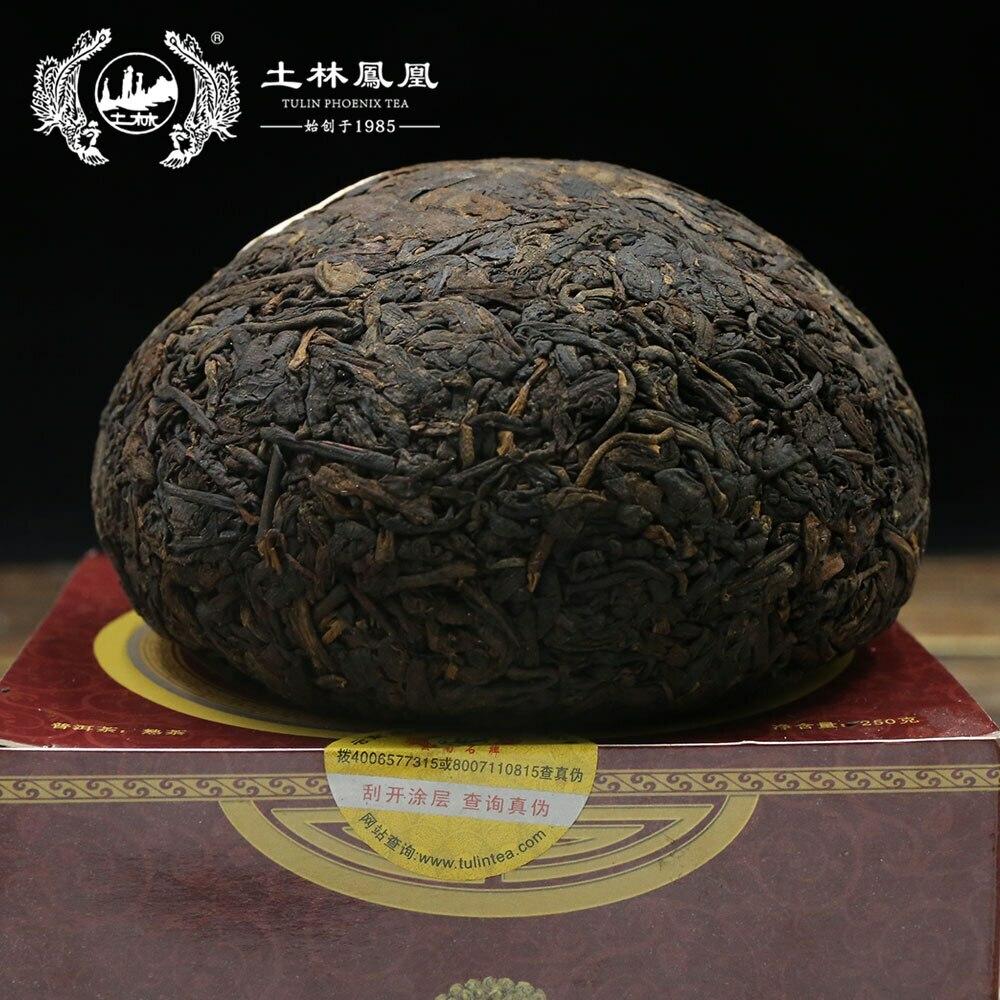 250g TuLin Phoenix Shu Puerh Tea Ancient Tree Ripe Pu-erh Tuocha