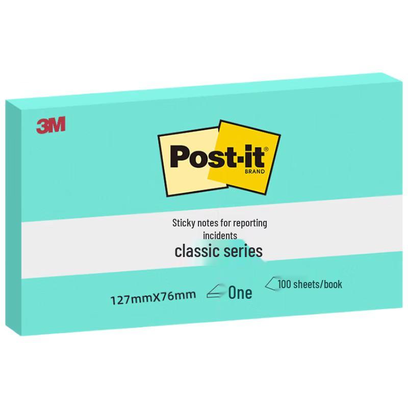 3M Classic Series Rectangular Post-it Notes морская волна
