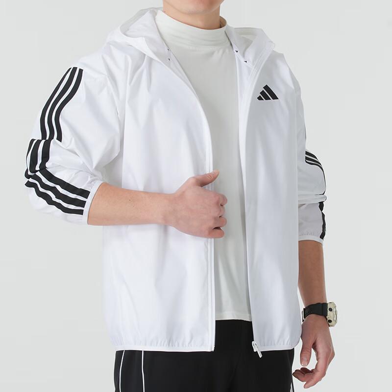 adidas Men's Woven Hooded Jacket JF3682