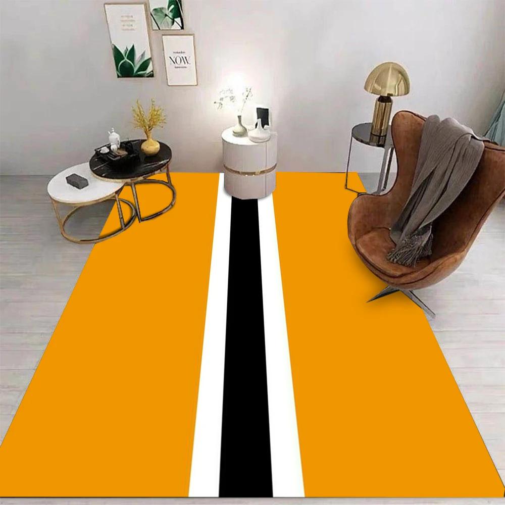 Simple Carpet Cartoon Living Room Bedroom Kitchen Sofa Table Balcony Rug Non-slip Washable Mat Exquisite Home Ornaments
