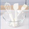 3 Pieces Baking Set Food Grade Silicone Heat Resistant Cream Scraper Egg Beater Grease Brush Kitchen Cake Baking Tools