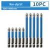 Rutschfestes Magnetisches Bit-Set für Kreuzschlitz- & Torx-Akkuschrauber - Extra Lang & Hohe Härte