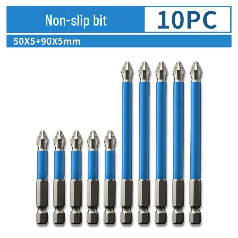 Rutschfestes Magnetisches Bit-Set für Kreuzschlitz- & Torx-Akkuschrauber - Extra Lang & Hohe Härte