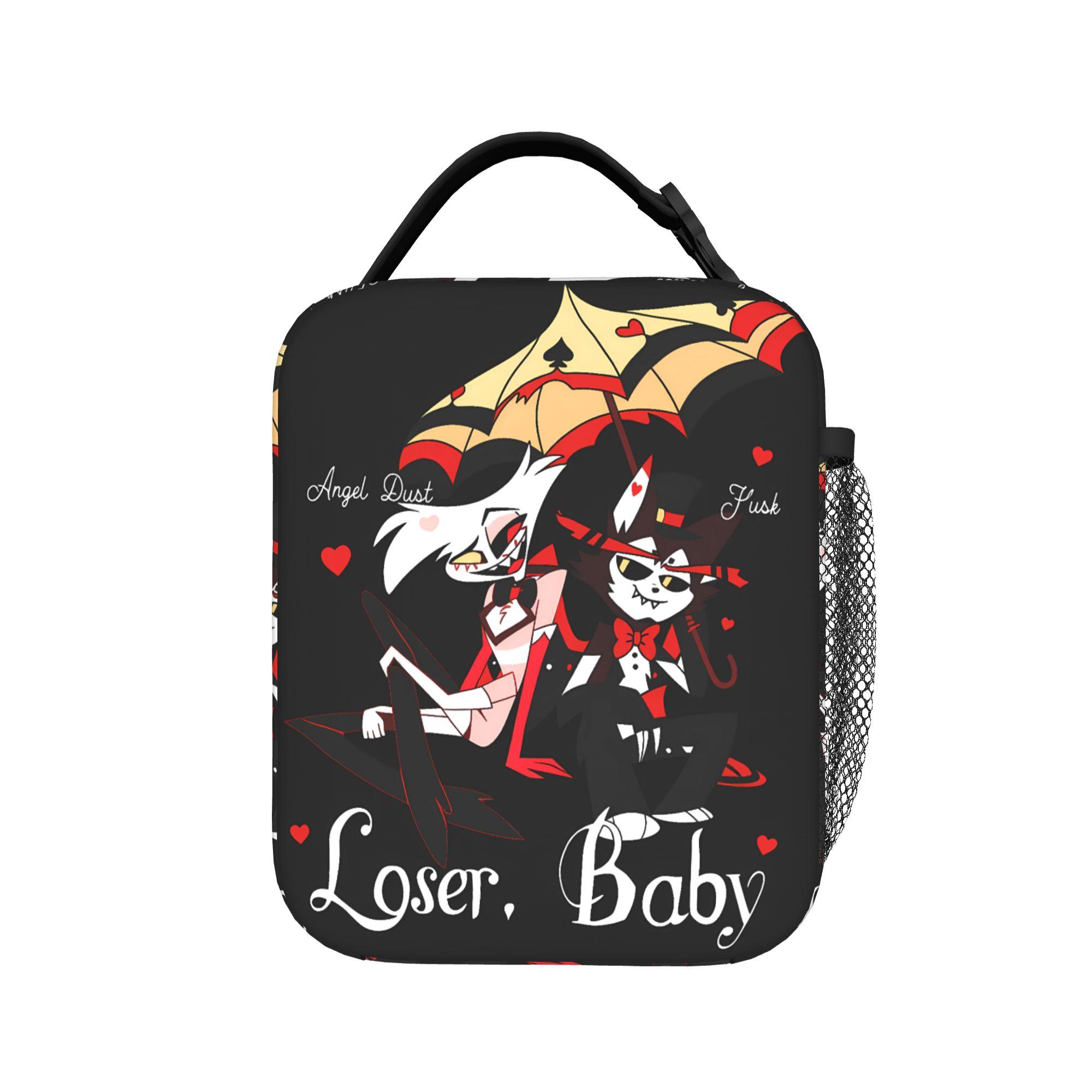 Hazbin Hotels Lunchtas Vintage Lunchbox Voor Kind Picknick Draagbare Koeltas Waterdichte Print Thermische Tote Handtassen as picture