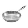 Triply Stainless Steel Frying Pan 3Pcs 240 280 320mm for Dishwasher Silver