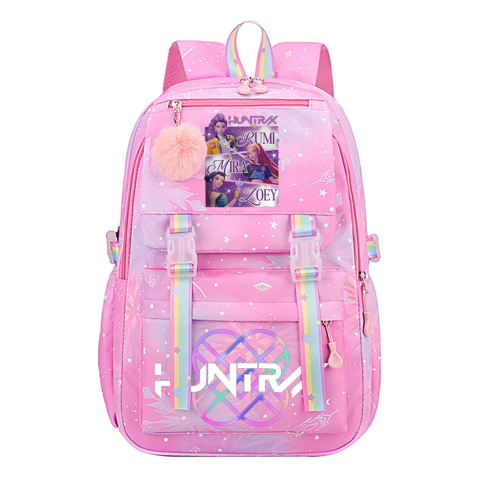 3-delige Schoolrugzakset voor Studenten Grote Capaciteit Oxford Stof Schooltas met Schouderband en Etui Backpack