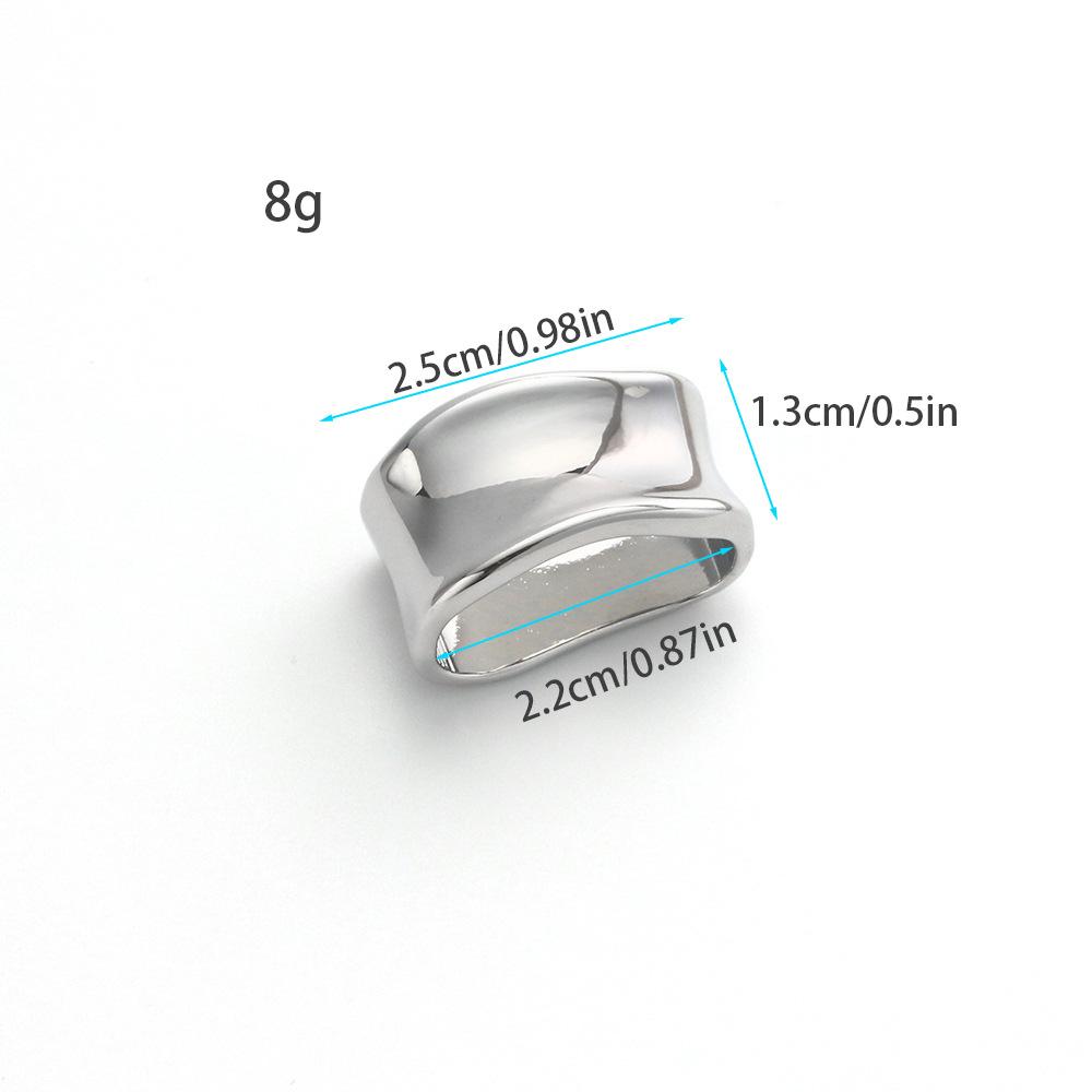 

Женский шелковый шарф, зажим-кольцо, модный аксессуар, модная пряжка для упаковки для удобного и практичного хранения 2pcs серебряный