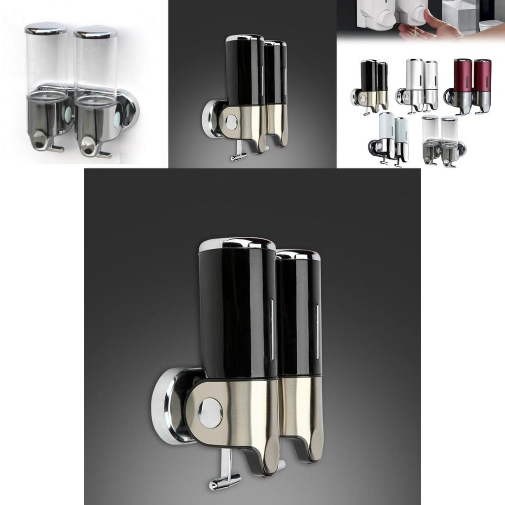 Elegantes ABS Seifenspender für Einzel- und Doppelsitz mit manuellem Drücker für gewerbliche Badezimmer