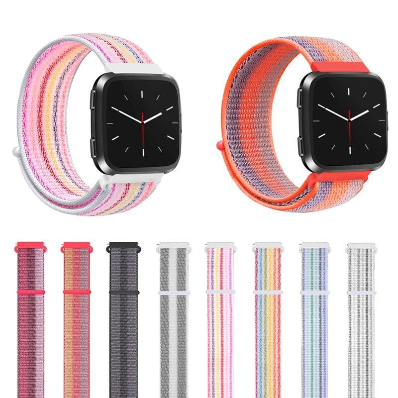 

Нейлоновый ремешок для Fitbit Versa/Lite/Versa2 Band Смарт-часы Сменный ремешок для часов Спортивный браслет-петля Fitbit Versa2 Lite Band