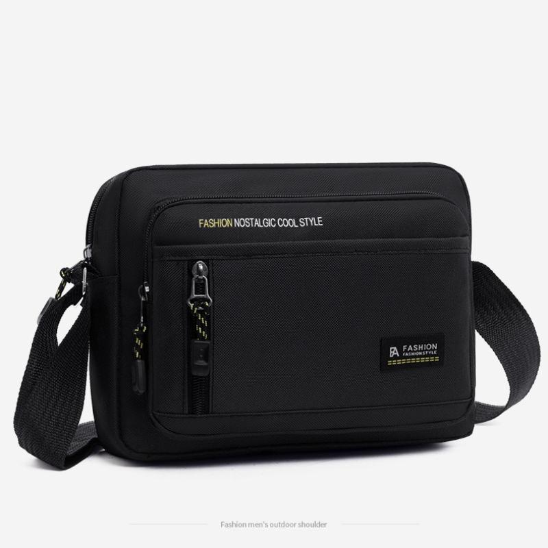 1Pc Men's Casual Large-capacity Shoulder Bag, Trade New Light and Simple Messenger Bag, Business Travel Portable Briefcase
