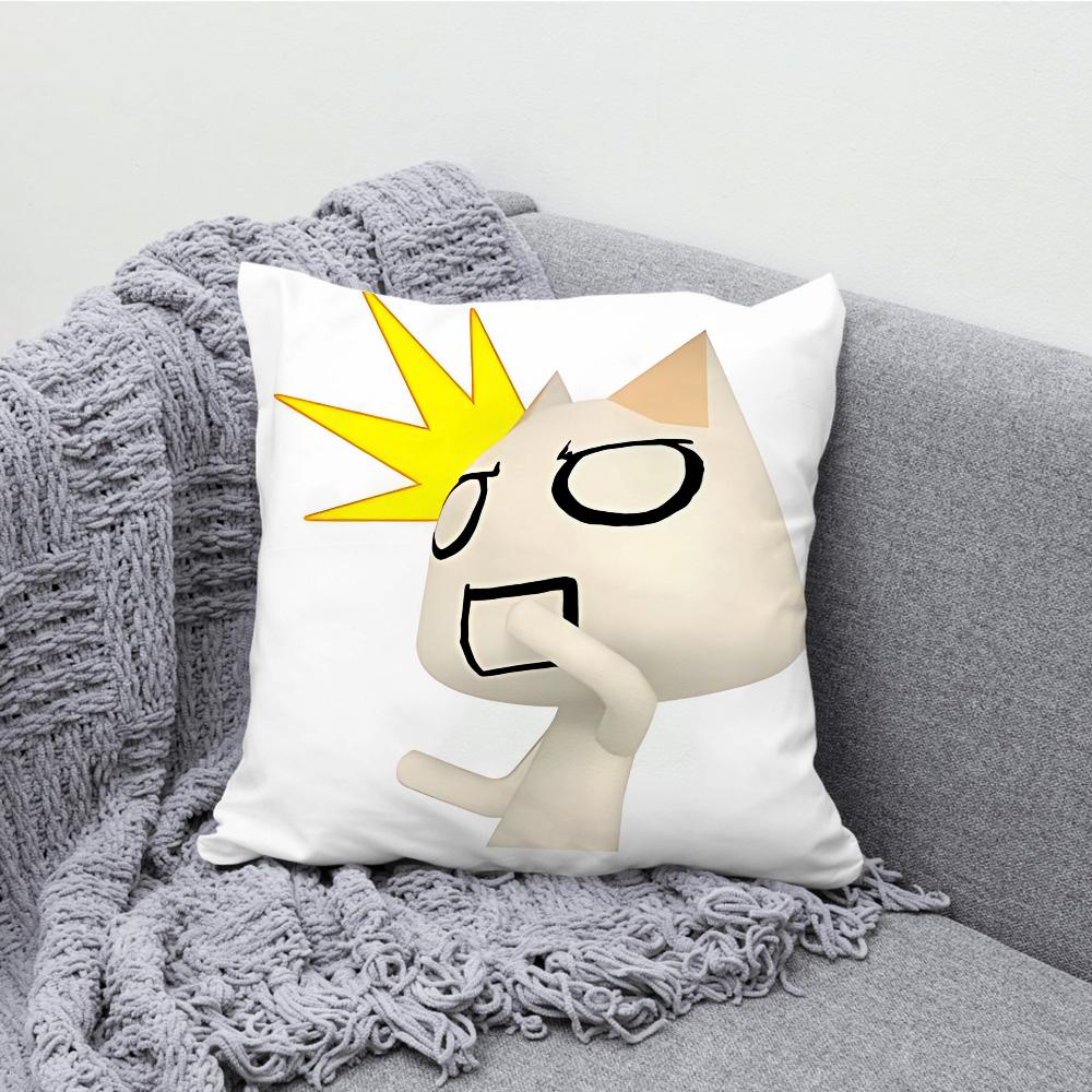 T-Toro I-Inoue Cute Pillow Case Soft Cushion Cases for Farmhouse Sofa Decor Home Decorations and Protector Pillow Case
