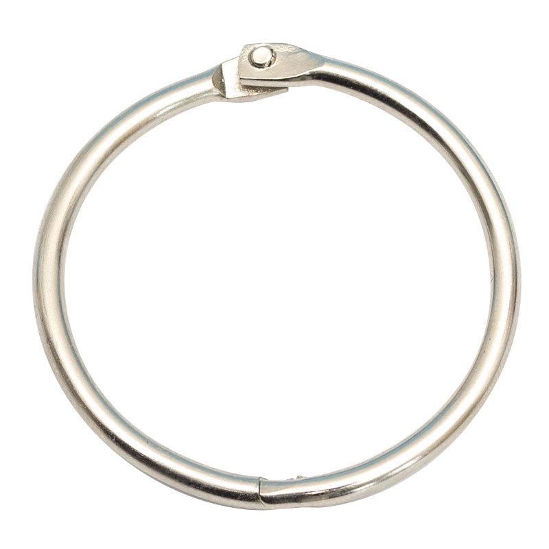 Metal Snap Binder Rings for DIY Albums, Jewelry, and Keyrings