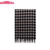 Scarf cold-resistant and warm high-end long tassel plaid shawl versatile student scarf