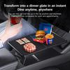 For Tesla Model 3 3 Highland Model Y Y Juniper 2025 Center Console Table Tray Drink Food Table Desk Plate Board Holder Storage