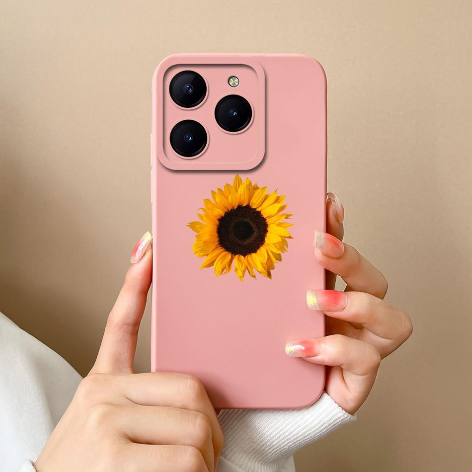 Süßigkeiten-Hülle Für Realme C61 C63 Lustige Astronauten-Flüssigsilikon-Handyhüllen Für Oppo Realme C 63 C 61 Kameraschutz-Rückseite