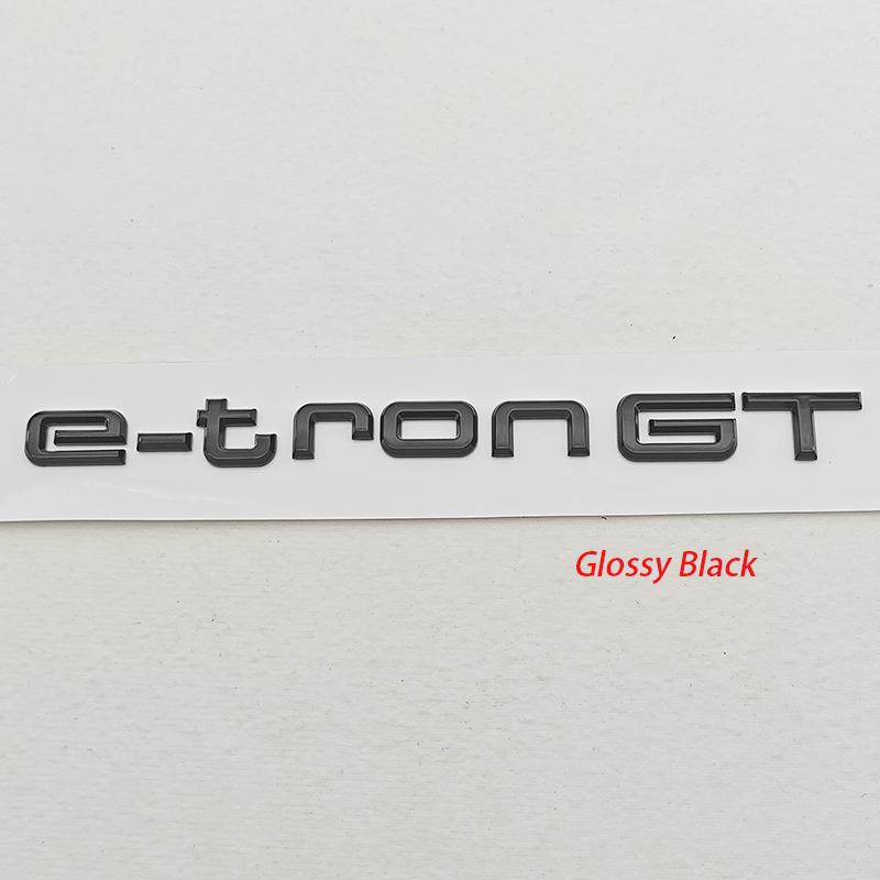 2026 NEW 3D ABS Car Rear Trunk Badge Logo e-tron GT Emblem Sticker For Audi Q4 Q6 e-tron GT e-tron Auto Exterior Accessories