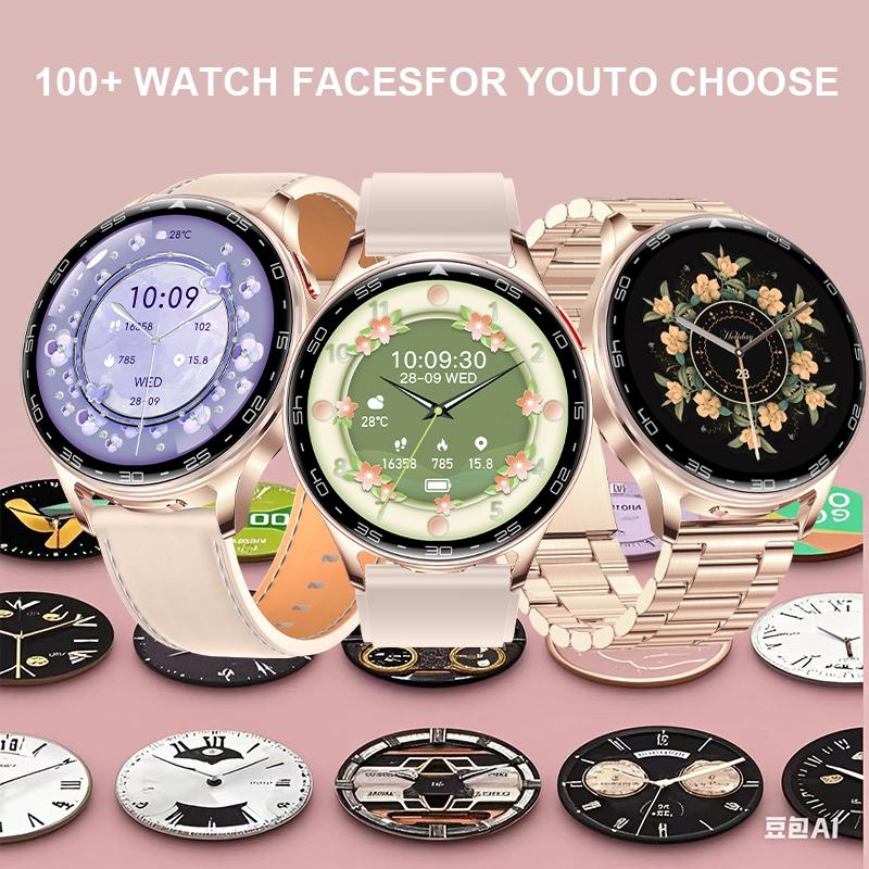 2025 New TWS Smartwatch Earphone 2 In 1 Women Watches with Earbuds Strong Sound Effects Music Lover Waterproof Ladies Smartwatch