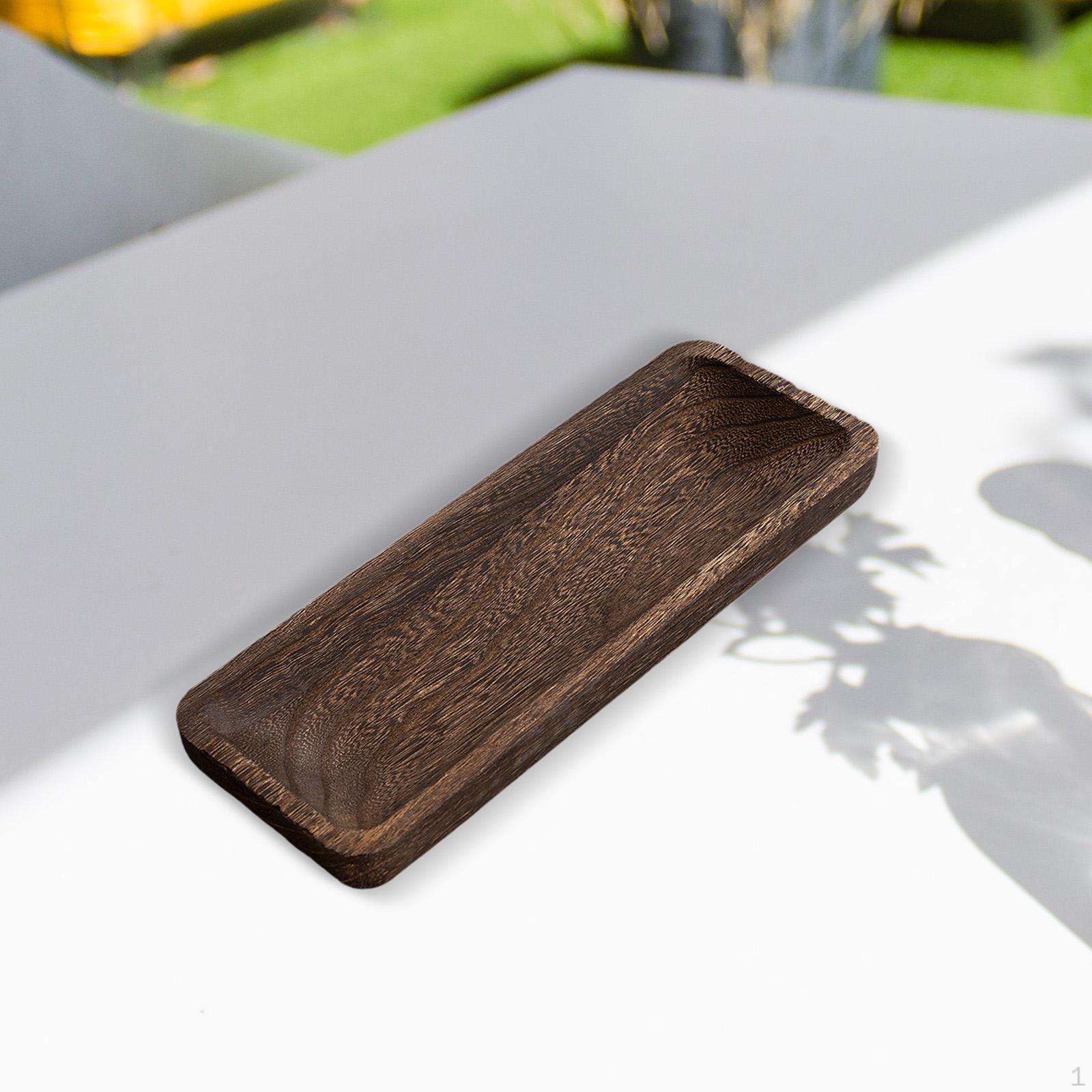 

Wooden Decorative Tray Versatile Vanity for Living Room Table Bedroom