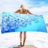 Asciugamano da Spiaggia in Microfibra Senza Sabbia Super Assorbente Leggero Sottile Coperta Asciugamano Telo da Spiaggia Extra Large Asciugamano da Bagno Campeggio Yoga