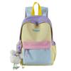 Schoolbag Korean version ins1011 new spring and summer dopamine contrasting backpack leisure sports travel college student backpack