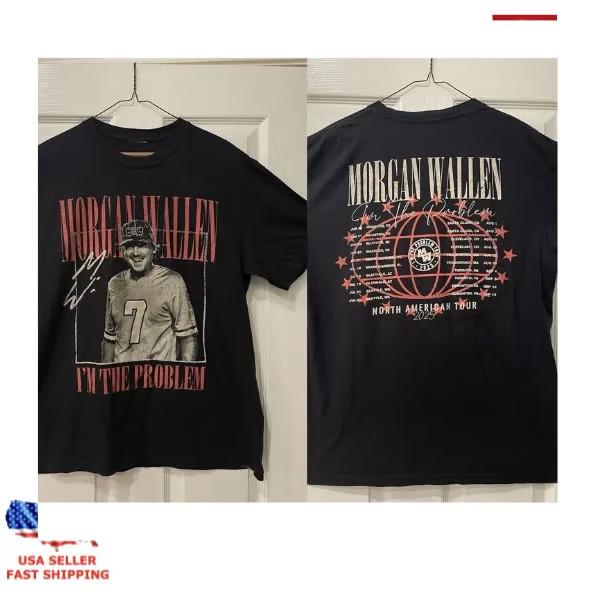 Trending NEW & HOT!!! Morgan Wallen I’m The Problem 2025 Tour Merch T-Shirt Unisex T-Shirt XXXL