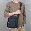 Bolsa Transversal Masculina Oxford Bolsas de Ombro Único Armazenamento de Grande Capacidade Moda Múltiplos Bolsos Bolsa Transversal para Viagem de Negócios Mochila Diária