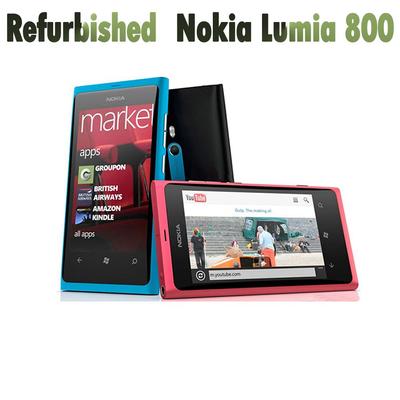 Generalüberholtes Nokia Lumia 800 3G WIFI GPS 8MP Kamera Mobiltelefon mit 1 SIM