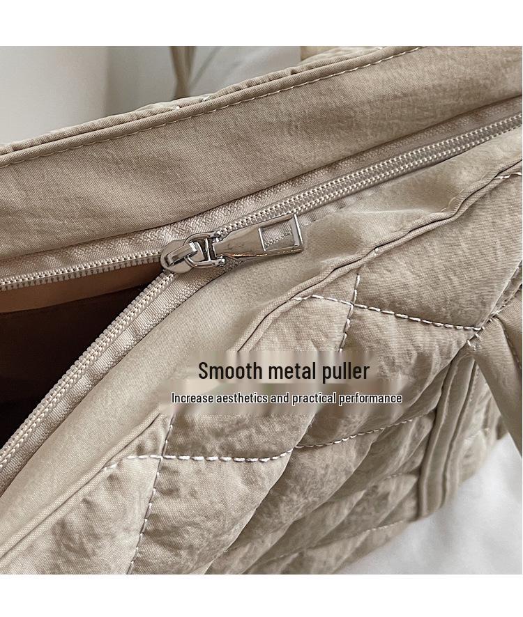 Women's Versatile Large Capacity Canvas Tote Bag - Lightweight, Padded, Casual Handbag for Commute