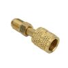 New R410 Brass Adapter 1 4  Male to 5 16  Female Charging Hose to Pump High Quality