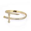 Hip Hop Justice Sword Cross Bracelet Trendy Brand Personalized Men's Zircon Bracelet High End Decoration