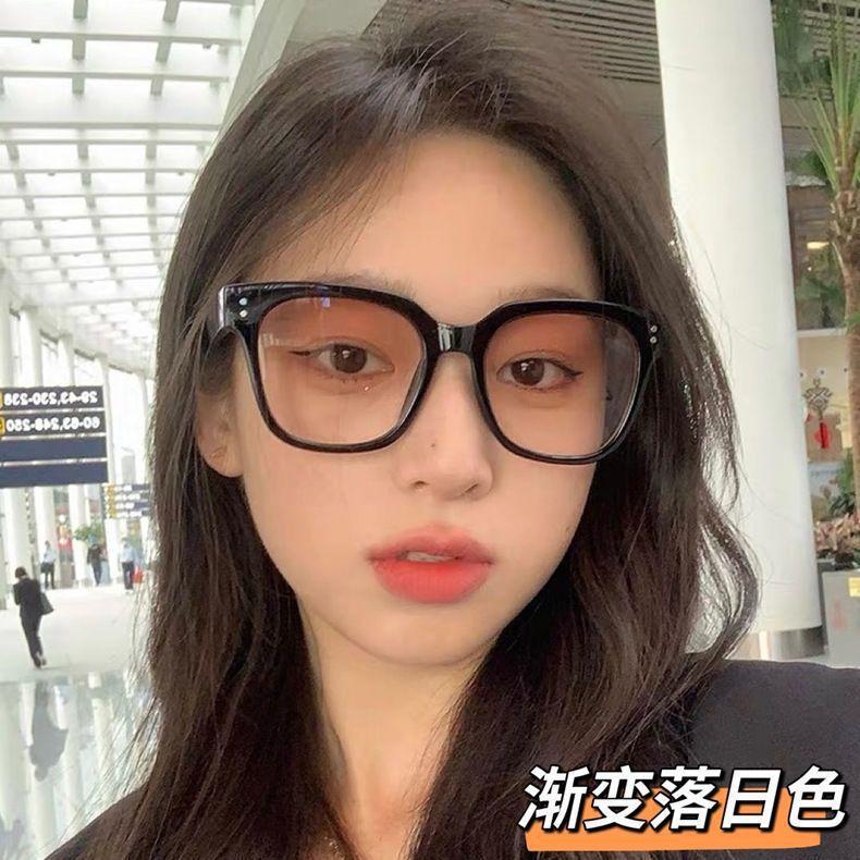 

Солнцезащитные очки в ретро-черной оправе коричневого цвета, мужские солнцезащитные очки для вождения, оранжевые очки, женские солнцезащитные очки для близорукости, меняющие цвет, Tide As shown