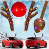 Charming Christmas Car Decoration, Festive Reindeer Kit, LED Reindeer Christmas Decoration For Car, Nice Gift For Families & Friends, Suitable For