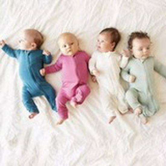 Newborn Autumn Wear Bodysuit: Long Sleeve, Mittens & Foot Cover, 0-24 Months, Solid Ribbed.