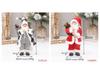 30cm Standing Santa Gnome Figurine with Backpack and White Beard