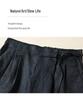 Plus Size Retro Solid Color Cotton Wide Leg Capris - Casual Linen Shorts for Women