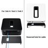 Premium Carbon Steel Speaker Stand For Sub 4 3 2 Subwoofer Raises Low Profile Design And Easy Installation Secure Holder