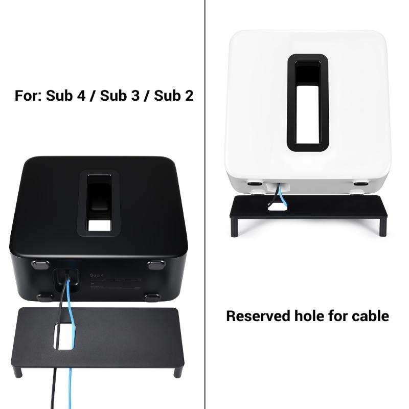 Premium Carbon Steel Speaker Stand For Sub 4 3 2 Subwoofer Raises Low Profile Design And Easy Installation Secure Holder