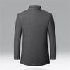 Men's Woolen Jacket Men's Stand Collar Jacket Middle-aged Men's Woolen Coat