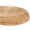 Small Woven Wicker Basket - 7.6" Round Entryway Organizer for Keys, Wallet, Cell Phone & Snacks