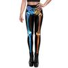 Halloween 3D Skull Print Pants Halloween 3D Skull Print Ankle Tight Leggings