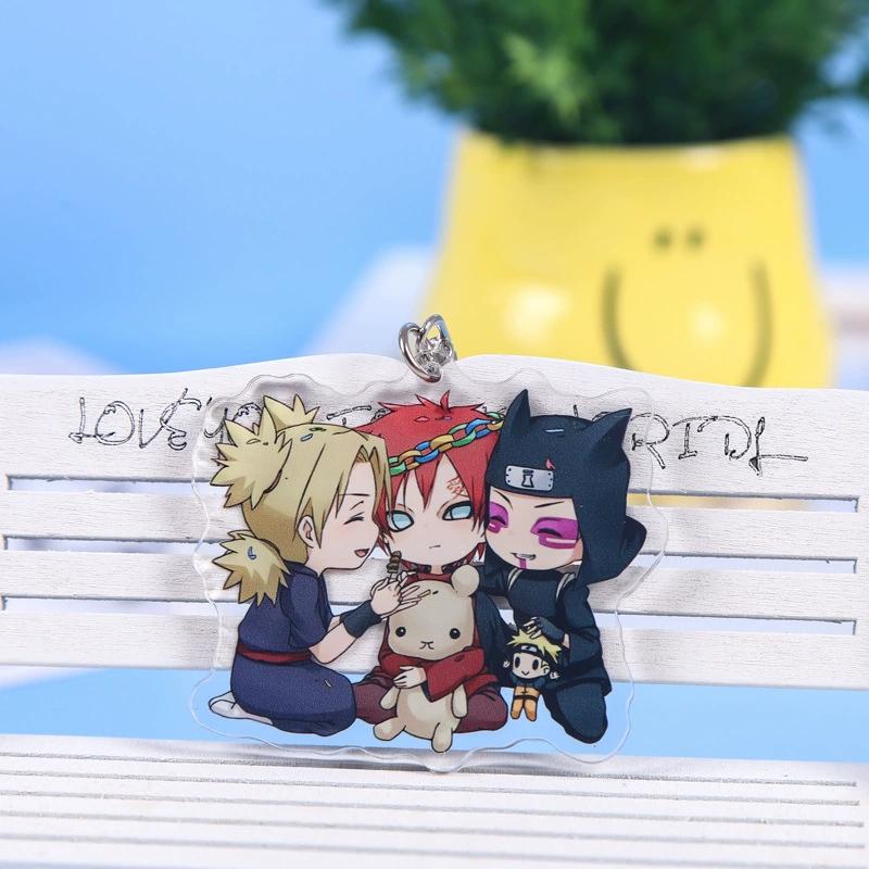 Accesorii pentru breloc acrilic Naruto Anime Uzumaki Breloc cu desene animate Naruto