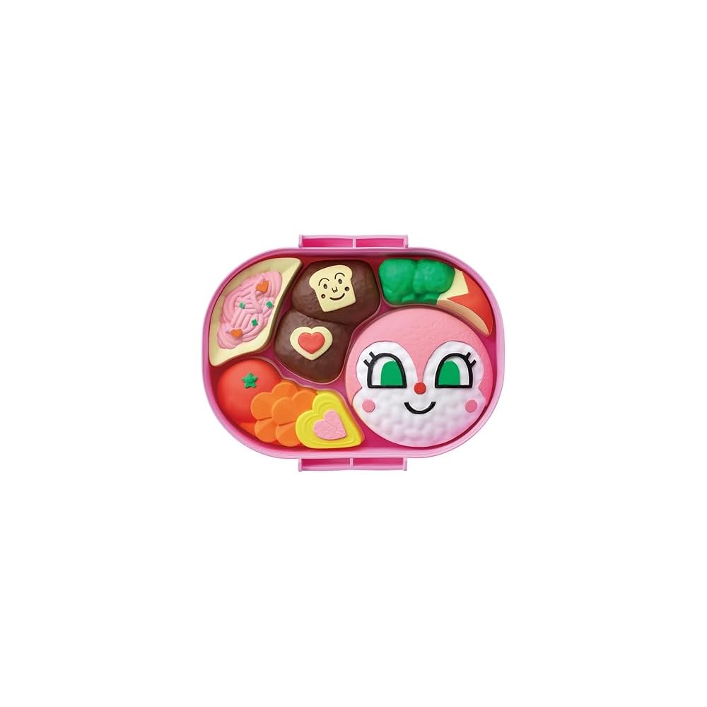 SEGA FAVE Anpanman Lunch Box Puzzle Dokin-chan Hamburger Bento Toy