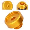 Aluminum Alloy Engine Oil Filler Cap Screw Plug Cover Fit for Honda ARX1200 CB1000 CB1000RGold