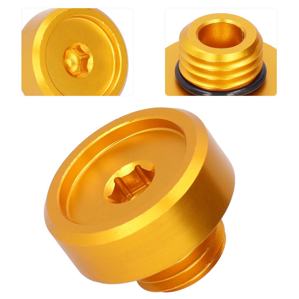 Aluminum Alloy Engine Oil Filler Cap Screw Plug Cover Fit for Honda ARX1200 CB1000 CB1000RGold